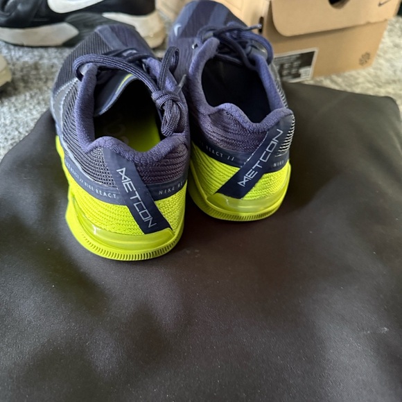 Nike Other - Never worn - Nike Metcon Athletic Shoes - Dark Blue and Neon Yellow